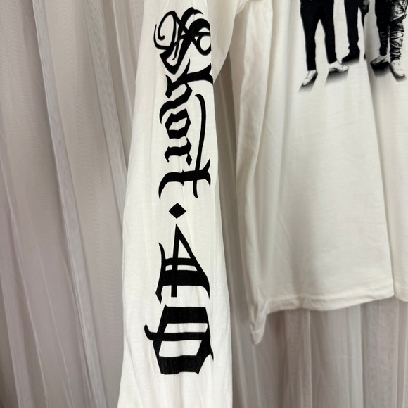 Mount Westmore Long Sleeve Graphic T-Shirt Snoop Dogg Ice Cube E-40 White Large - Picture 3 of 4